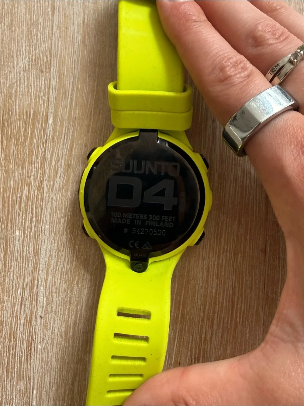 Suunto Neon Lime GPS Sports Watch with Extra Lime Strap